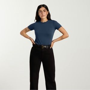 Everlane organic cotton crew NWT